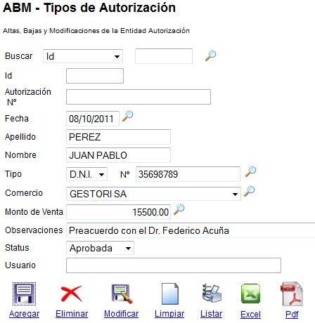 Software para Administración de Préstamos Personales