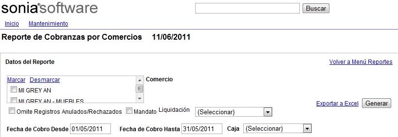 Programa para Gestión de Créditos